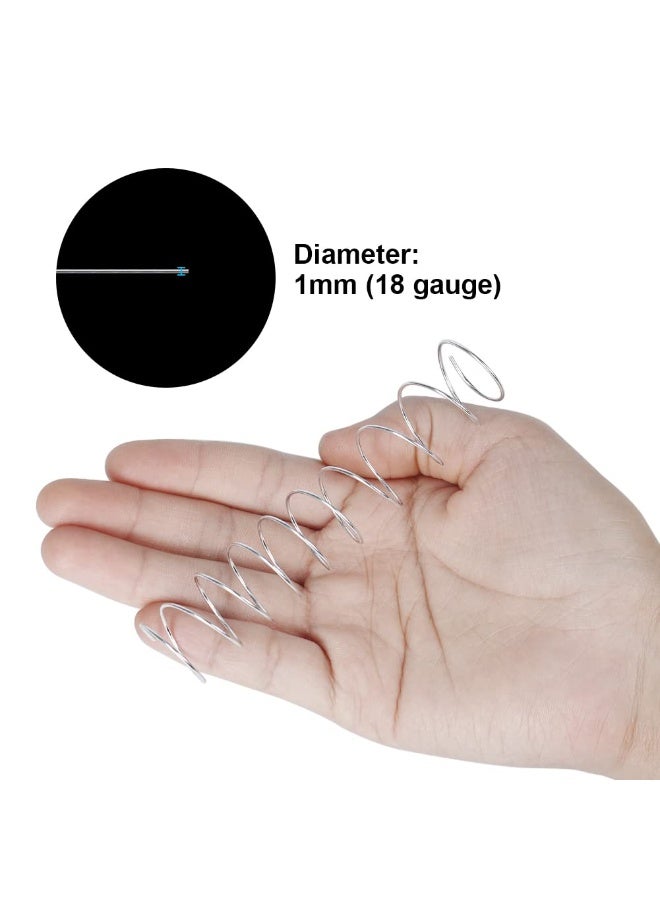 Daytoyz 1mm Aluminum Craft Wire, 165 Feet Bendable Metal Wire for Sculpting, Bike Modelling Skeleton Crafting Floral Making, Jewelry Making, Wire Weaving and Wrapping - Image 3